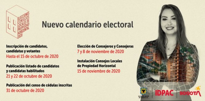 Amplían fechas para elecciones de los consejos locales de propiedad horizontal