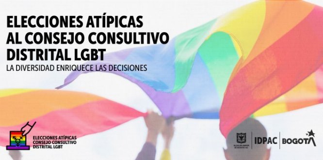 Abiertas Elecciones atípicas al Consejo Consultivo Distrital LGBT