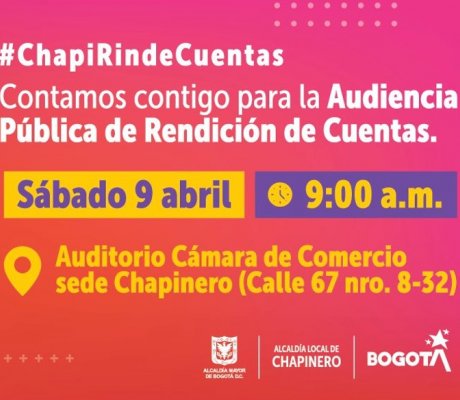 Chapi Rinde Cuentas 9 abril