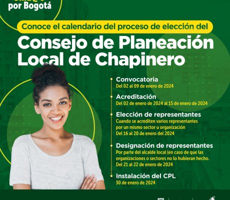 Convocatoria Pública para hacer parte del Consejo de Planeación Local de Chapinero CPL 