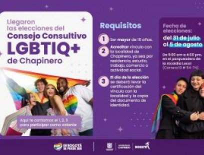 Votaciones Consejo Consultivo Local LGBTIQ+ de Chapinero