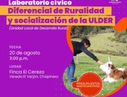 Laboratorio cívico diferencial de ruralidad y socialización de la ULDER