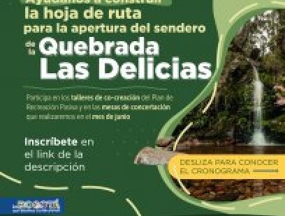 Talleres de co-creación del Plan de Recreación Pasiva de la Quebrada Las Delicias